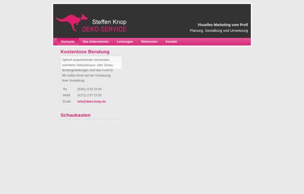 Vorschau von www.deko-knop.de, Steffen Knop Deko-Service