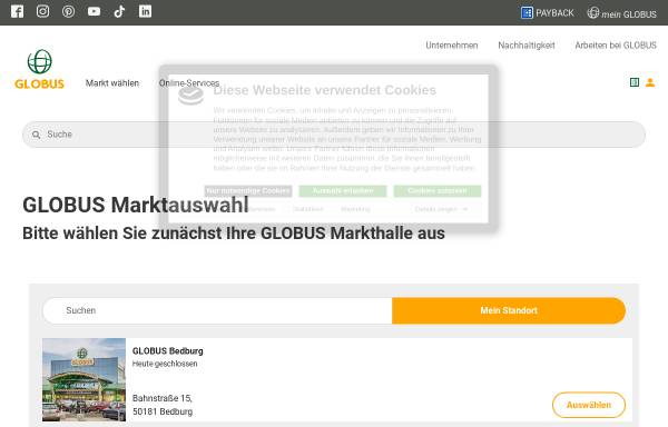 Vorschau von www.globus.net, Globus SB Warenhaus Holding GmbH & Co. KG