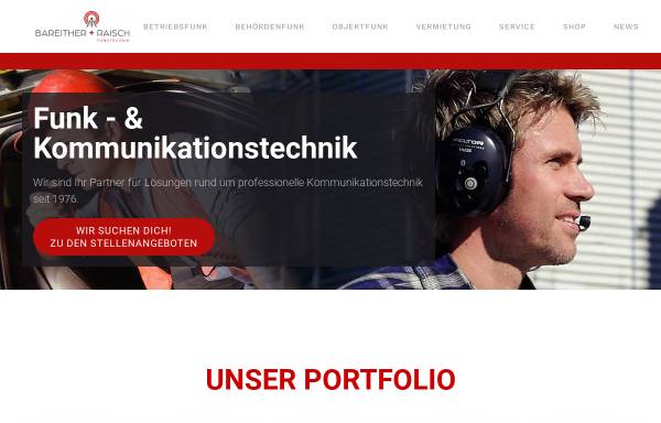 Vorschau von www.bara-funk.de, Bareither + Raisch Funktechnik GmbH & Co. KG