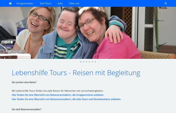Vorschau von www.lebenshilfe-tours.de, Lebenshilfe Tours