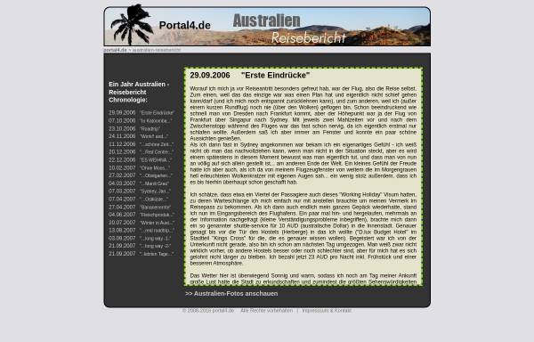Vorschau von portal4.de, Australien [Daniel Kubasch]