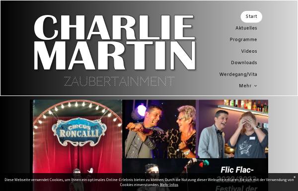 Vorschau von www.charlie-martin.de, Charly Martin