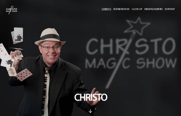 Vorschau von www.christo-magic-show.de, Christo Magic Show