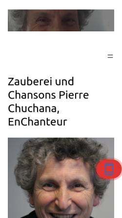 Vorschau der mobilen Webseite pierrechuchana.de, Chuchana, Pierre