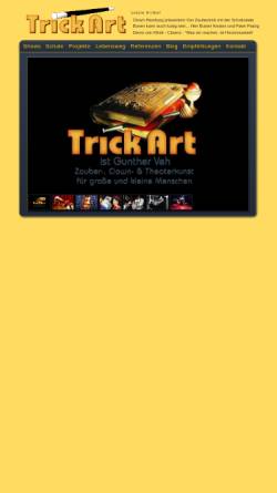 Vorschau der mobilen Webseite www.trickart.de, Gunther Veh