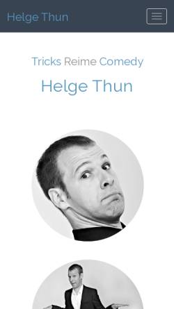Vorschau der mobilen Webseite www.helgethun.de, Helge Thun