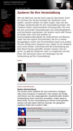 Vorschau der mobilen Webseite www.zauberer-zauberkuenstler-magier.de, Jan Ditgen
