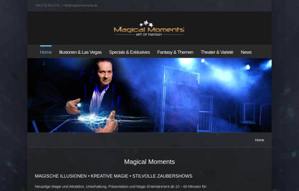 Vorschau von www.magical-moments.de, Magical Moments