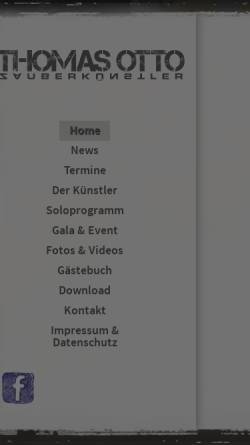 Vorschau der mobilen Webseite www.thomasotto.de, Thomas Otto