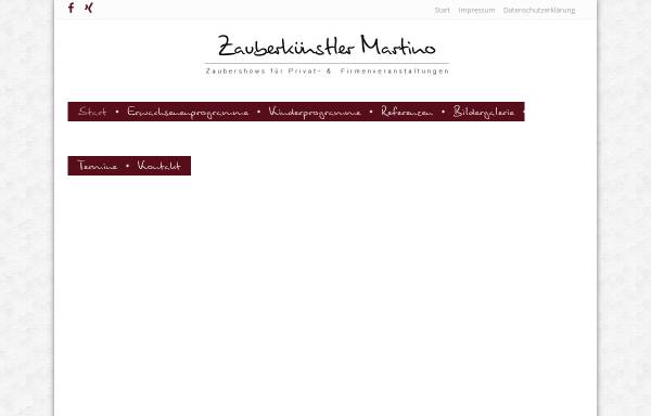 Vorschau von www.magic-martino.de, Martino
