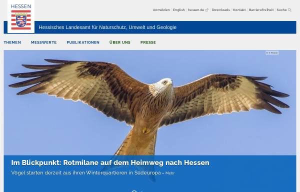 Vorschau von www.hlug.de, Hessisches Landesamt für Umwelt und Geologie