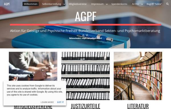 Vorschau von www.agpf.de, AGPF