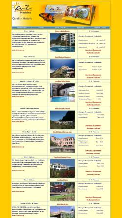 Vorschau der mobilen Webseite www.madeira-hotels.com, MADEIRA HOTELS