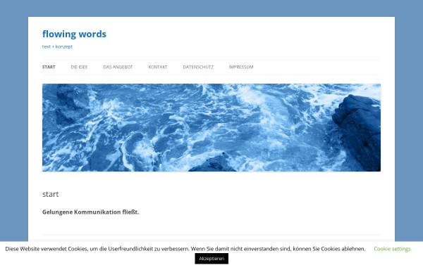 Vorschau von www.flowingwords.de, Flowing Words - Julia Jahnz und Doreen Goldbeck GbR