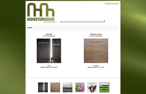 Vorschau von www.monstermusik.de, Monstermusik