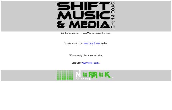 Vorschau von www.shiftmusic.de, Shift Music & Media Gmbh & Co. KG