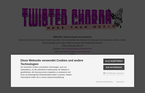 Vorschau von www.twisted-chords.de, Twisted Chords