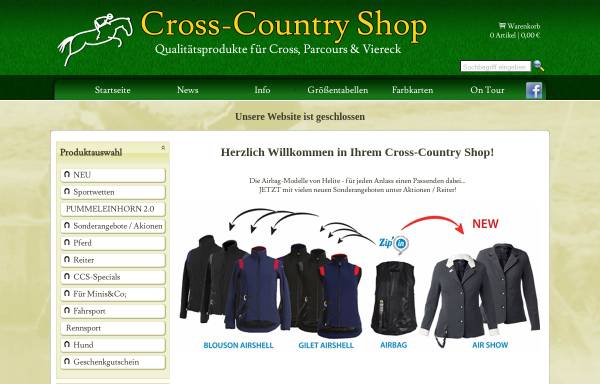 Vorschau von www.crosscountryshop.de, Cross-Country Shop, Tanja Knipping
