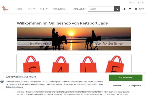 Vorschau von www.the-orange-horse.com, Reitsport Jade - Brigitte Müller