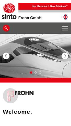 Vorschau der mobilen Webseite www.frohn.de, FROHN GmbH