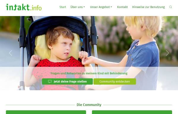 Vorschau von www.behinderte-kinder.de, Rechte behinderter Kinder