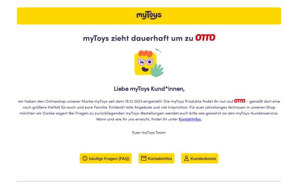 Vorschau von www.mytoys.de, MyToys.de