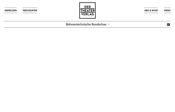 Vorschau von www.btronline.de, BTR - Bühnentechnische Rundschau