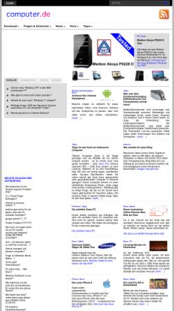 Vorschau der mobilen Webseite www.computer.de, Akcent Computerpartner Deutschland AG