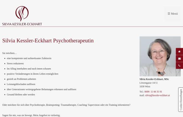 Vorschau von www.die-therapeutin.wien, Silvia Kessler-Eckhart
