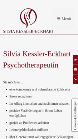 Vorschau der mobilen Webseite www.die-therapeutin.wien, Silvia Kessler-Eckhart