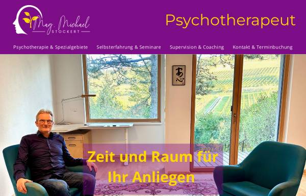Vorschau von www.michaelstockert.at, Stockert, Mag. Michael ; Psychologe und Psychotherapeut