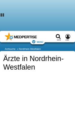 Vorschau der mobilen Webseite www.chirurgie-portal.de, Chirurgie-Portal.de - Ärzteverzeichnis Nordrhein-Westfalen