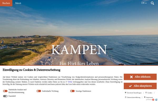 Vorschau von www.kampen.de, Kampen auf Sylt