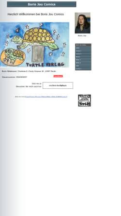 Vorschau der mobilen Webseite www.boris-jou-comics.de, Hildebrand, Boris