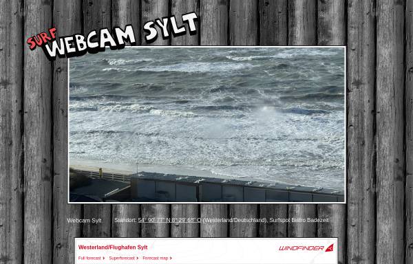 Vorschau von www.webcam-sylt.de, Surf Webcam Sylt