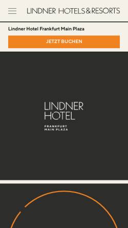 Vorschau der mobilen Webseite www.lindner.de, Lindner GmbH