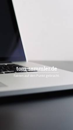 Vorschau der mobilen Webseite www.tom-semmler.de, Textspezialist - Tom Semmler