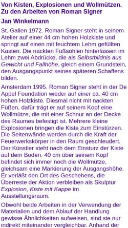 Vorschau der mobilen Webseite www.jnwnklmnn.de, Von Kisten, Explosionen und Wollmützen