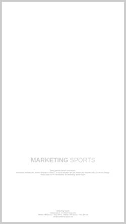 Vorschau der mobilen Webseite www.marketing-sports.de, Marketing Sports