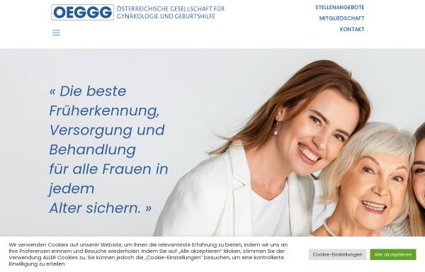 Vorschau von www.oeggg.at, OEGGG - Österreichische Gesellschaft für Gynäkologie und Geburtshilfe