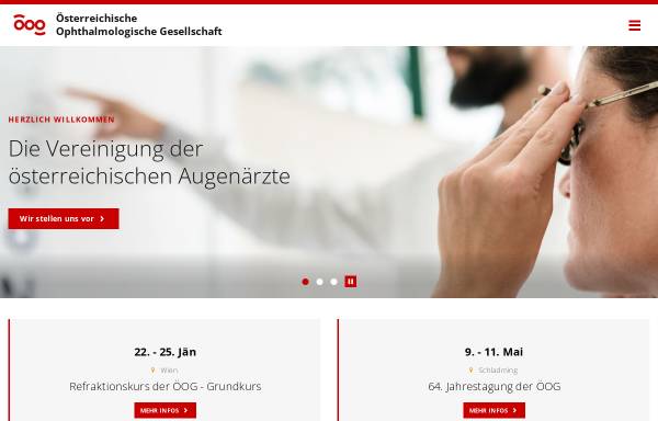 Vorschau von www.augen.at, Österreichische Ophthalmologische Gesellschaft