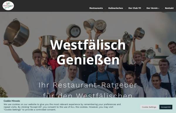 Vorschau von www.westfaelisch-geniessen.de, Verein Westfälische Küche e.V.