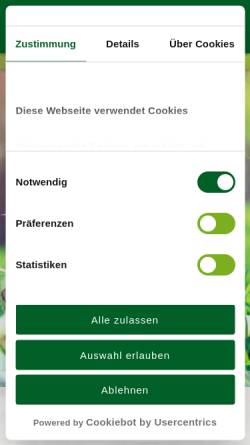 Vorschau der mobilen Webseite www.bauernhofferien.de, Bauernhofferien in Niedersachsen