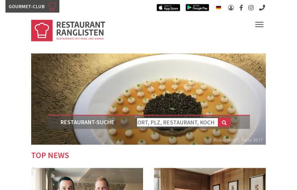 Vorschau von www.restaurant-ranglisten.de, Restaurant-Ranglisten