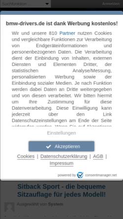 Vorschau der mobilen Webseite www.bmw-drivers.de, BMW-Drivers