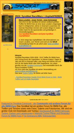 Vorschau der mobilen Webseite www.syndikat-racewars.de, BMW-Syndikat RaceWars