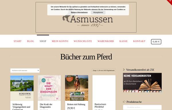 Vorschau von www.buecher-zum-pferd.de, Verlag Sandra Asmussen