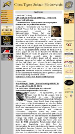 Vorschau der mobilen Webseite www.chesstigers.de, Frankfurt Chess Tigers Schach-Förderverein 1999 e.V.