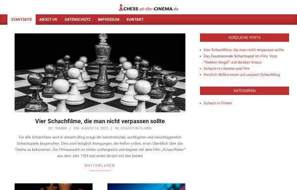 Vorschau von www.chess-in-the-cinema.de, Schach im Kino