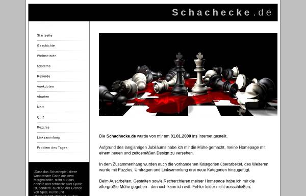 Vorschau von www.schachecke.de, Schachecke